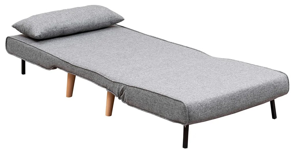 Folde Single Light Grey fotel