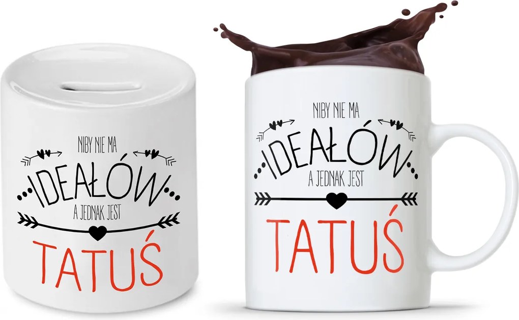 Apa Szett Bögre Persely Ajándék fényképes nyomtatással