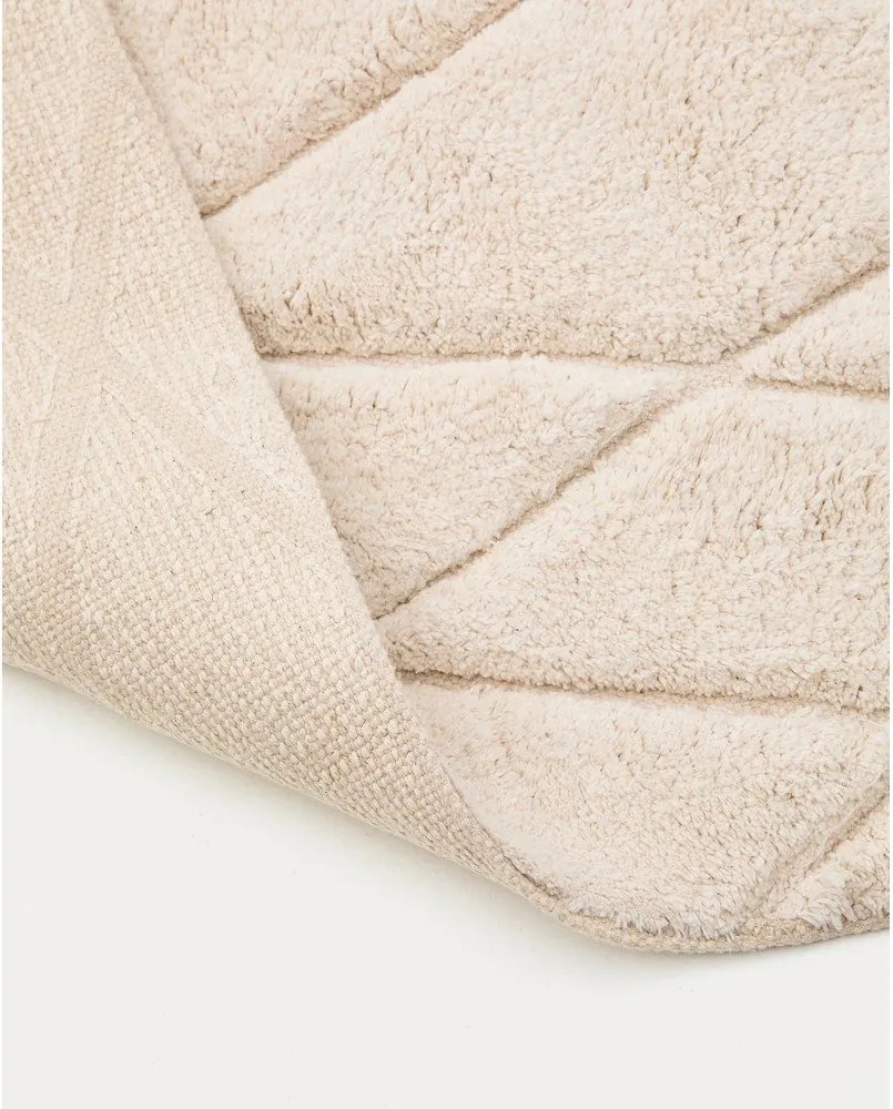 Bézs fürdőszobai kilépő 50x70 cm Nyana – Kave Home