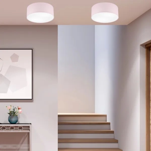 Mennyezeti lámpa SIRJA PASTEL DOUBLE 2xE27/15W/230V átm. 35 cm rózsaszín