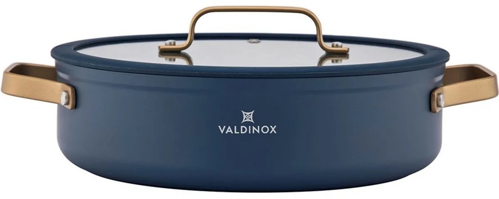 Valdinox Giovanni széles lábas, fedővel 26 cm, 3,5 l
