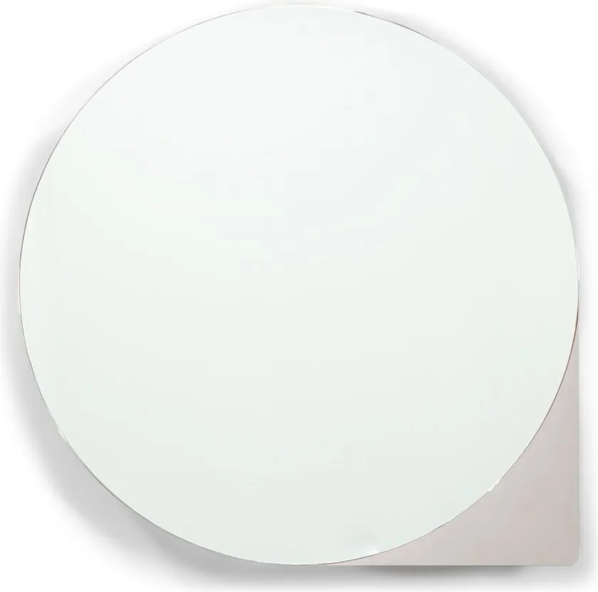 Szürkésbarna fém fali-tükrös fürdőszoba szekrény 35x35 cm Sonnet – Spinder Design