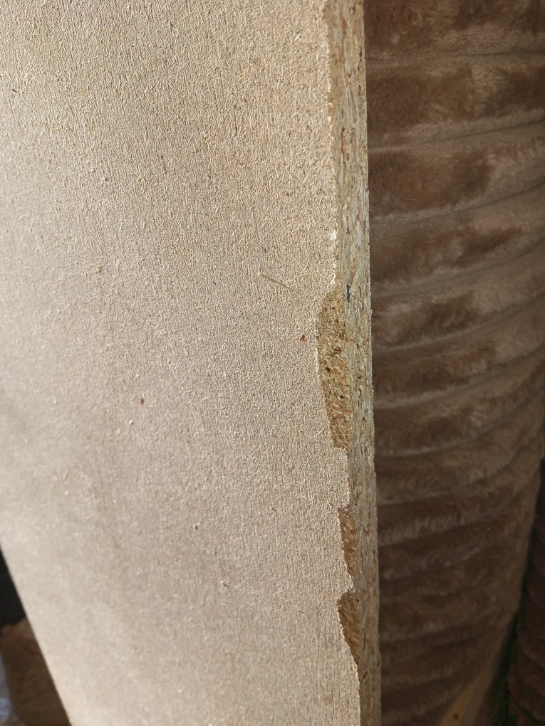 AKCIÓ Kinyitható, kétoldalas L alakú ülőgarnitúra NORDEN TILIA 250x140 cm, világosbarna II. osztály