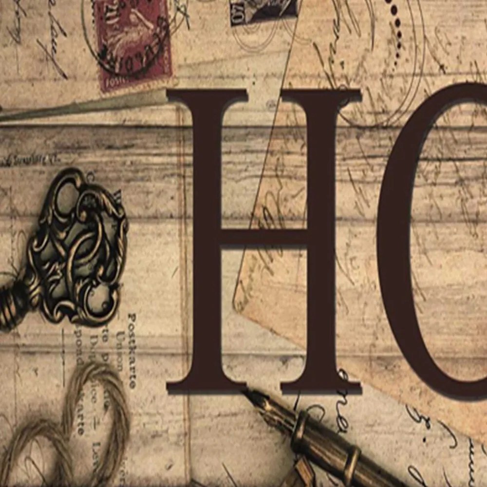 Gario Paraván Home vintage kompozíció Méret: 145 x 170 cm, Kivitelezés: Forgó paraván 360°