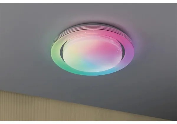 Paulmann 70546 - LED RGBW/22W Dimmelhető mennyezeti lámpa RAINBOW 230V + távirányító