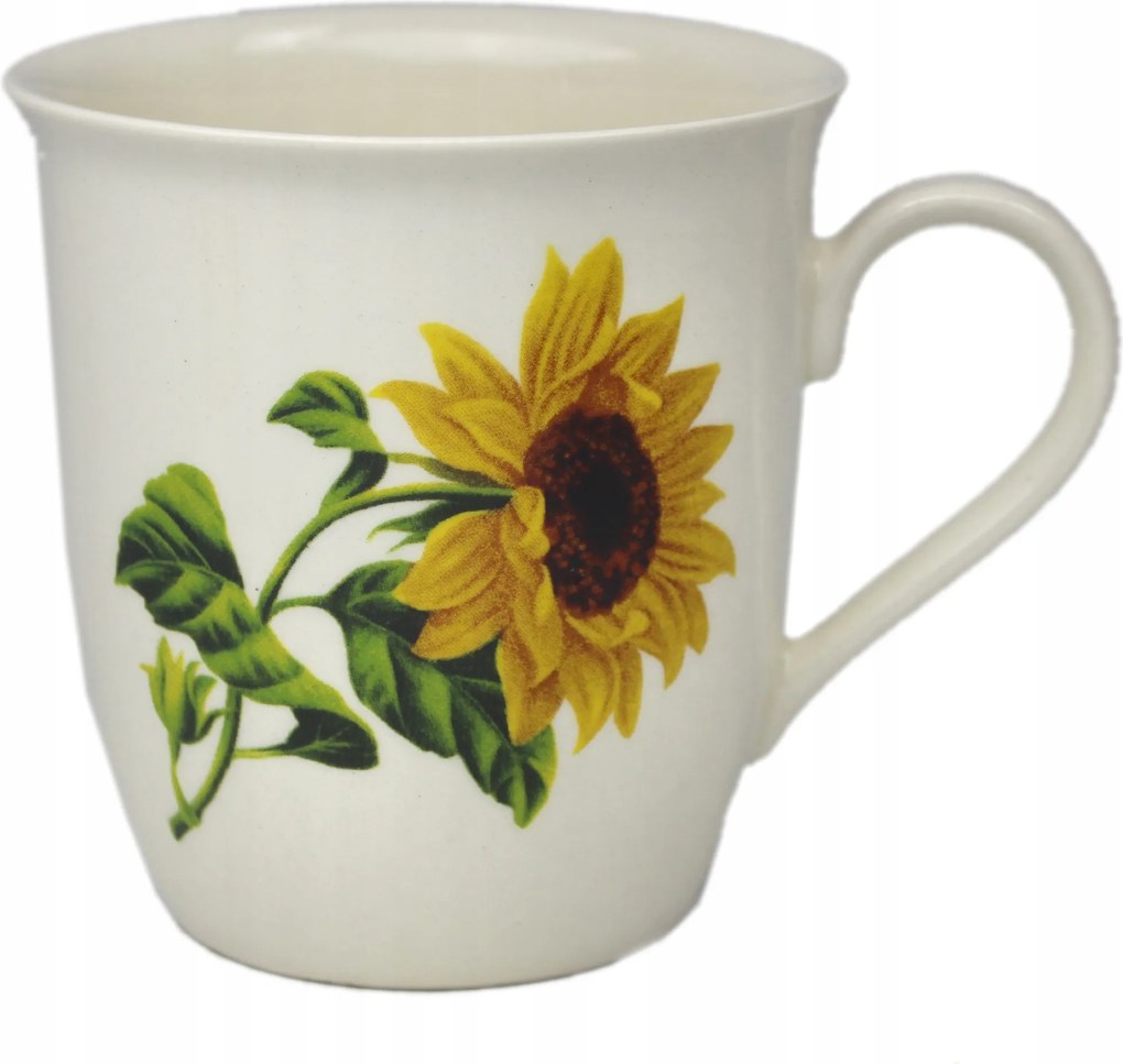 Kerámia bögre Carlos 0,4 l napraforgó motívum