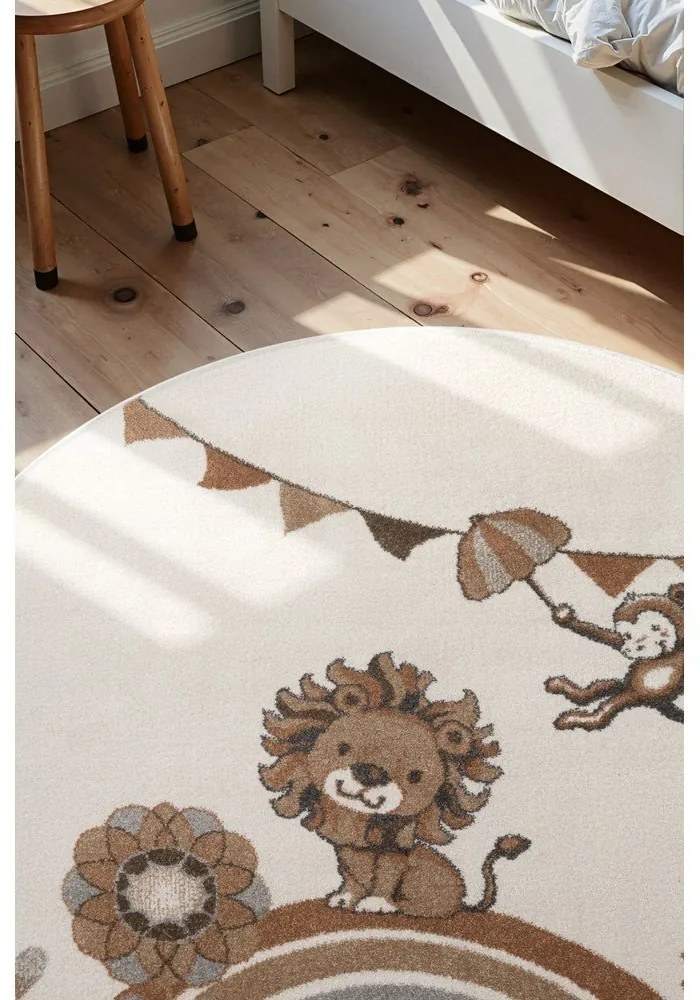 Krémszínű gyerek szőnyeg ø160 cm Roar like a Lion – Villeroy&amp;Boch