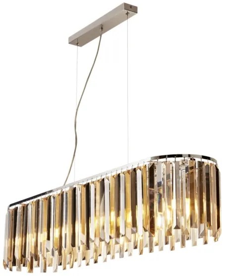 Searchlight 9838-8CC - Csillár zsinóron CLARISSA 8xE14/40W/230V