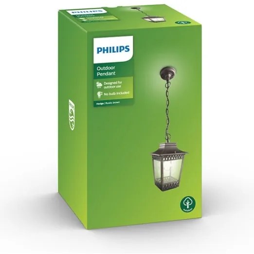 Philips 15406/86/PN - Kültéri csillár HEDGE 1xE27/60W/230V IP44