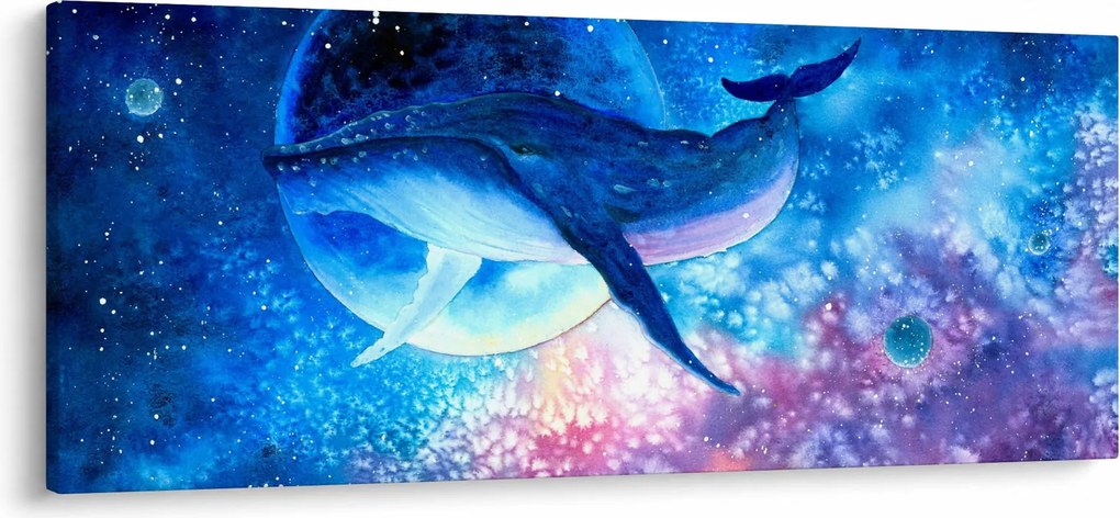 Kép - Űrbálna (120x50 cm)