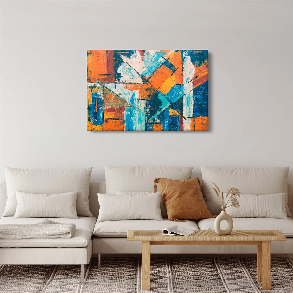 Kép - Absztrakció (90x60 cm)