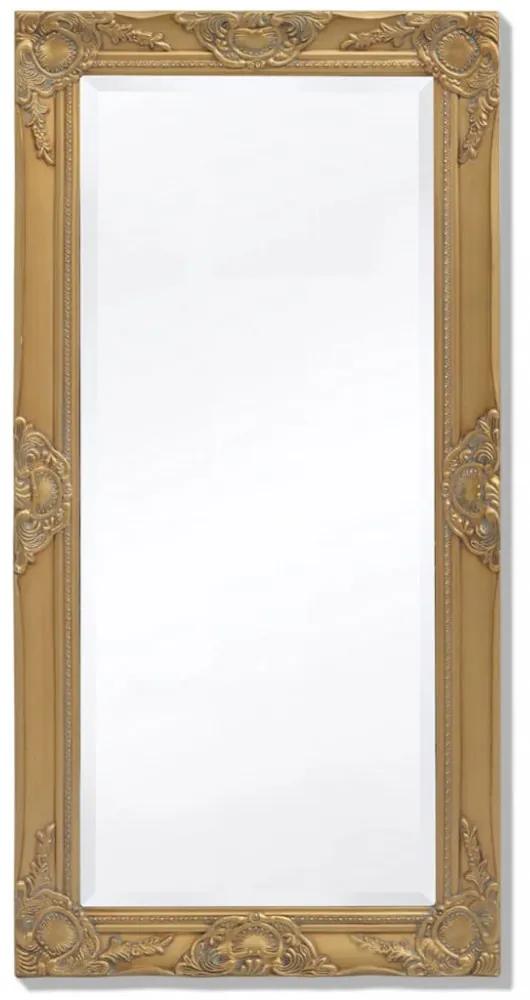 Barokk stílusú fali tükör 100x50 cm arany