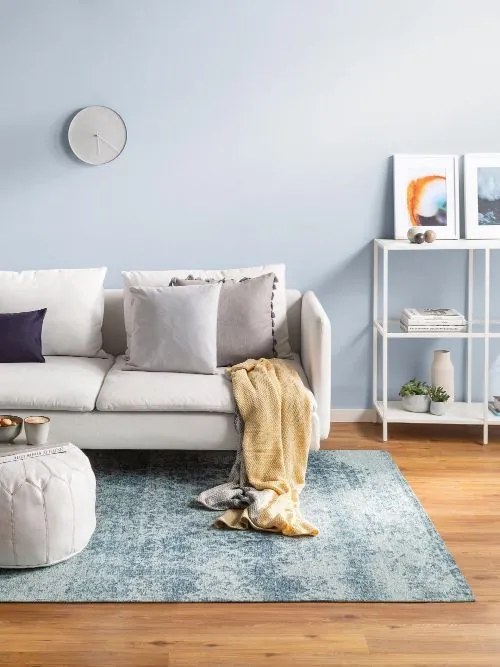 Flat Weave Rug Tosca Blue 115x180 cm