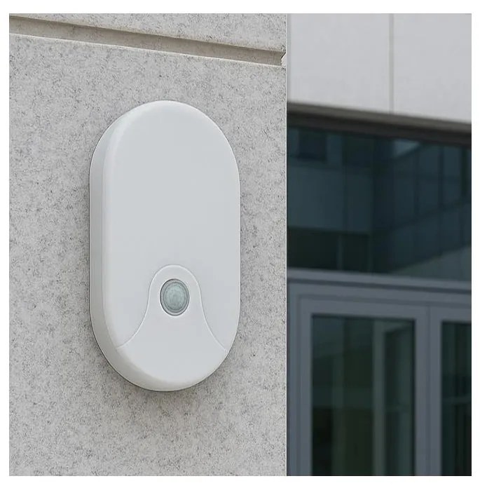 LED kültéri fali lámpatest mozgásérzékelővel LED/18W/230V IP44 fehér