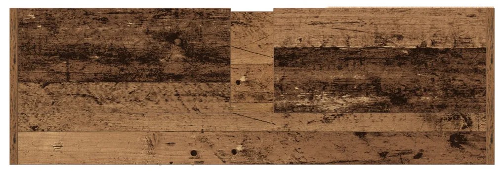 Mosdó szekrény Időzített fa 90x29x55 cm Szerelt fa