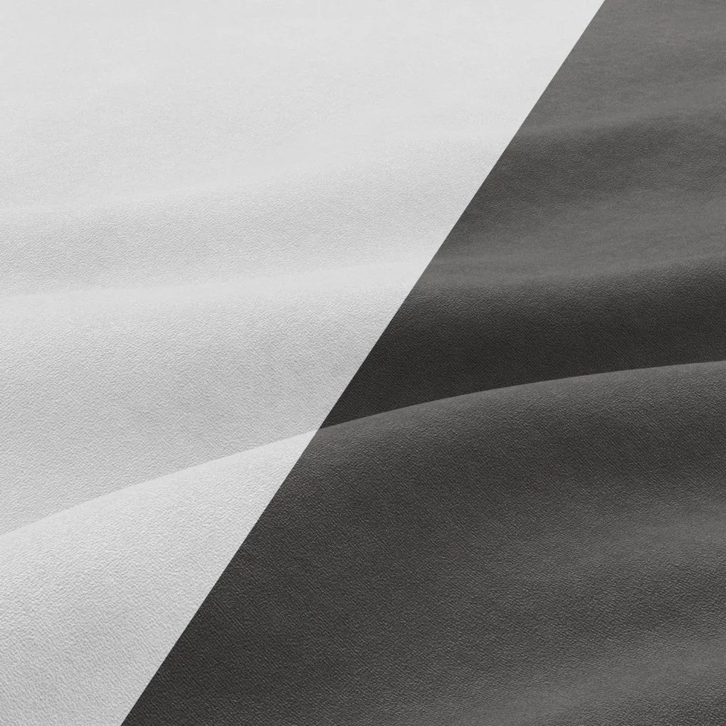 Grande sarokkanapé polcokkal , polc a jobb karfaban, jobboldali, szövet anyag, bonell töltet, szürke - fehér