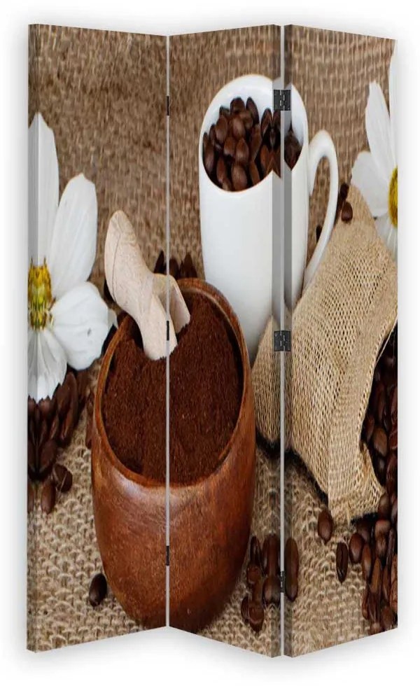 Gario Paraván Földi kávé Méret: 110 x 170 cm, Kivitelezés: Forgó paraván 360°