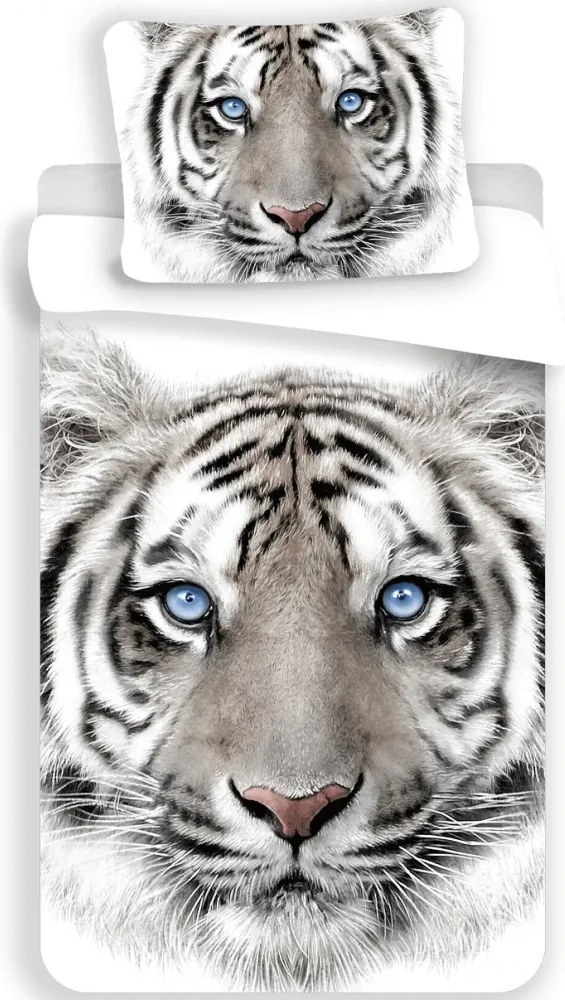 Tigris Blue Eyes ágyneműhuzat 140×200cm, 70×90 cm