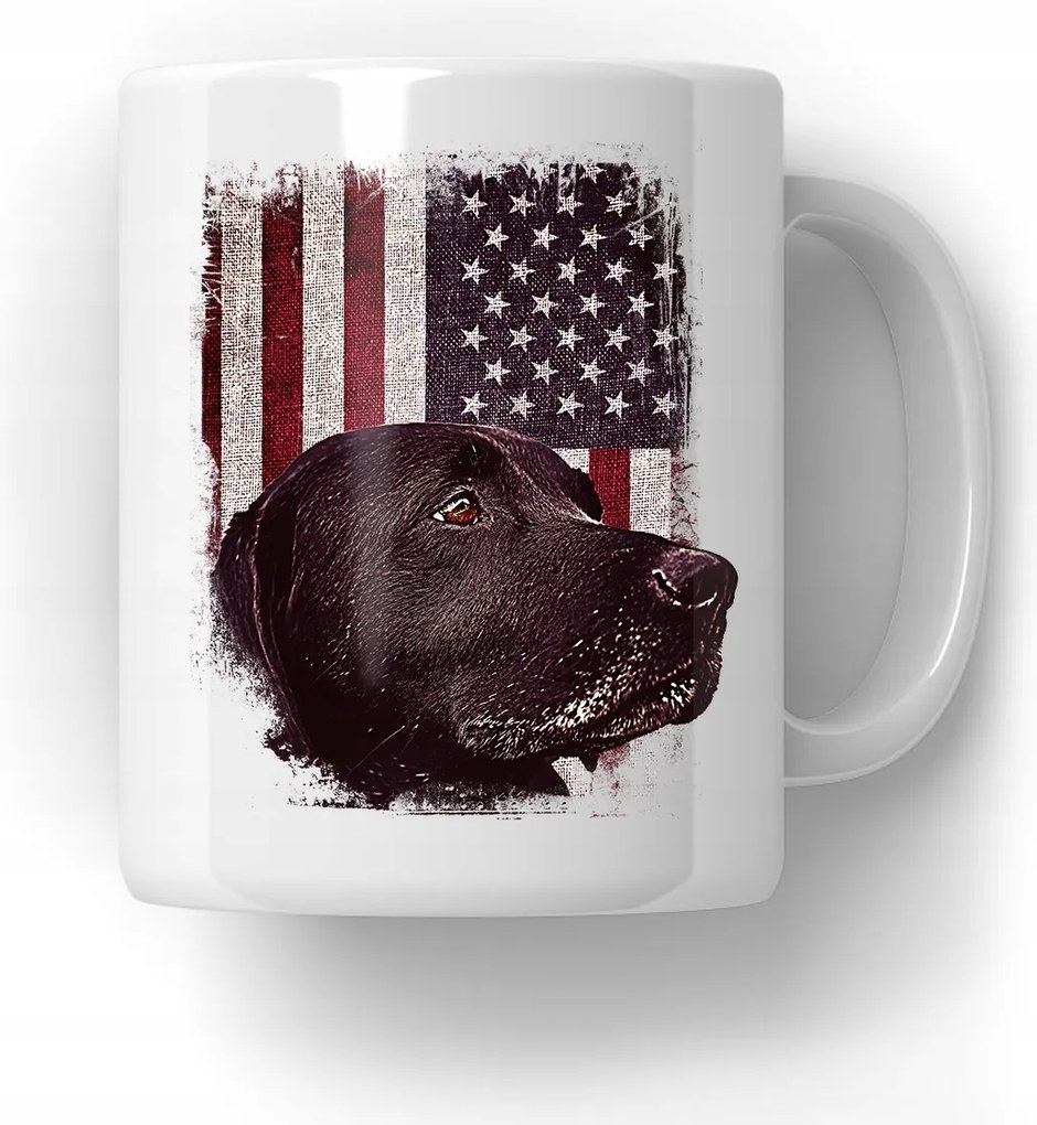 Bögre Usa Kutya Ajándék Kutya Fan Kutya Ajándék