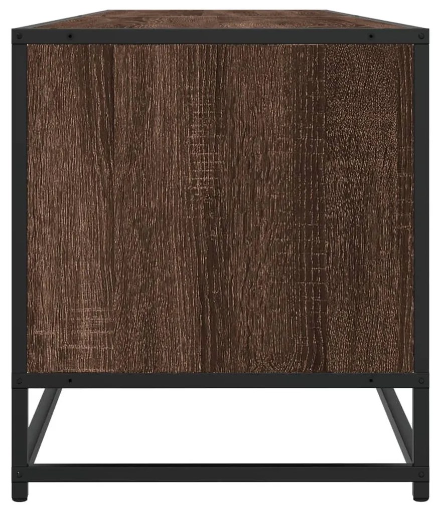 barna tölgy színű szerelt fa TV-szekrény 180 x 40 x 46 cm