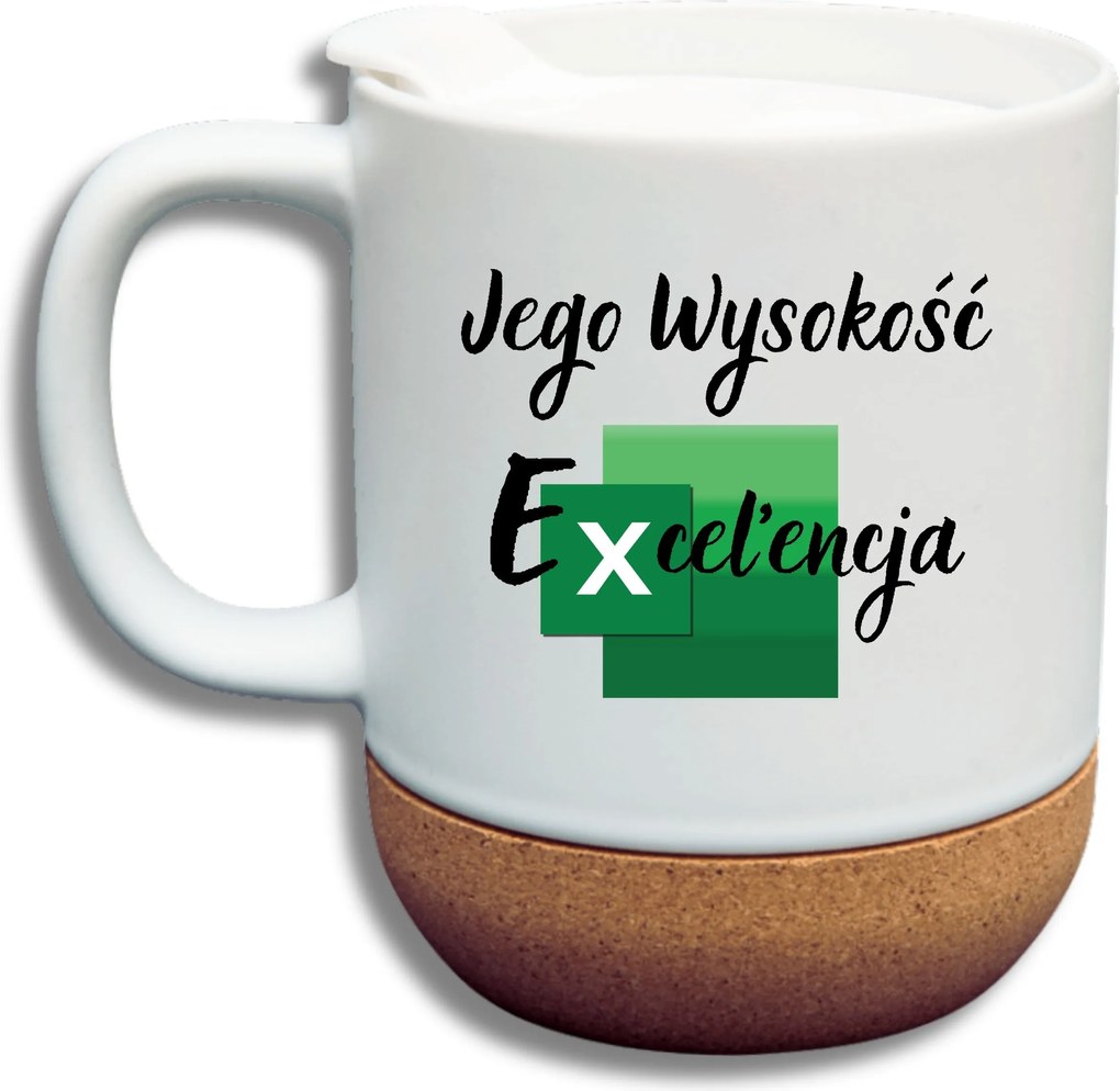 Fehér Bögre Parafa Vicces Ajándék Őfelsége Excelencia Excel Iroda