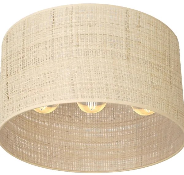 Felületre szerelhető csillár RATTAN 3xE27/60W/230V rattan
