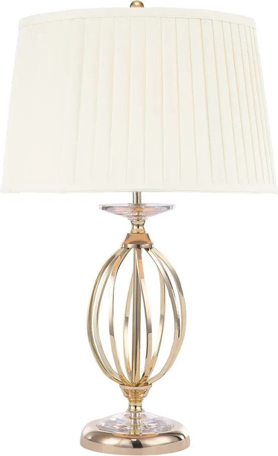 Elstead Lighting AEGEAN AG-TL-POL-BRASS Asztali lámpa 1x60W/E27