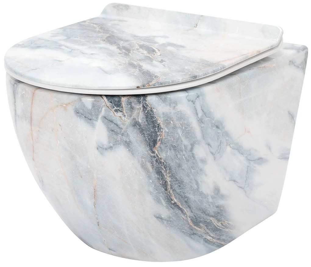 WC csésze Rea Carlos Slim Granit Shiny N
