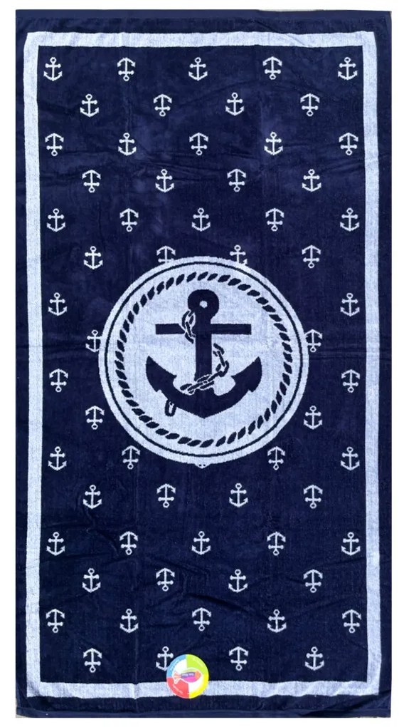 Matrózmintás strandtörölköző 1.