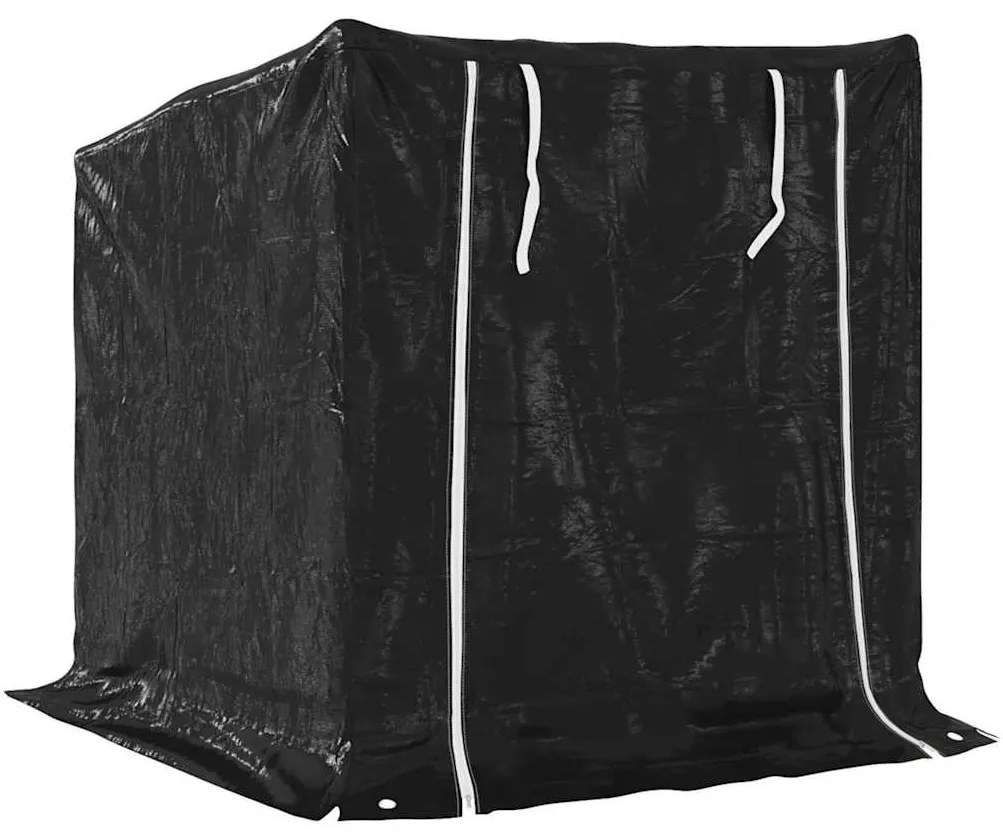 Tűzifa állvány esővédővel 101x61x110,5 cm horganyzott acél