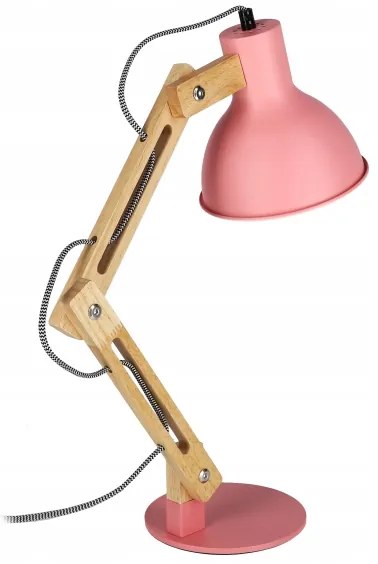 Asztali lámpa 1xE27/40W/230V rózsaszín