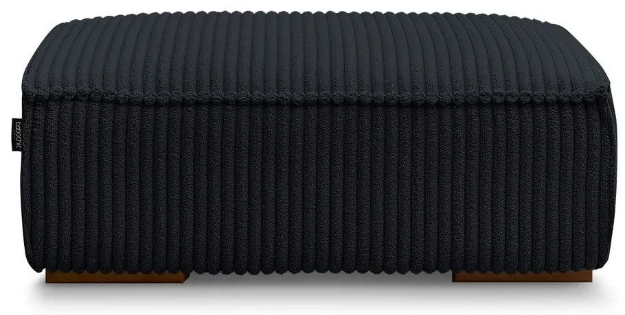 Fekete kordbársony lábtartó Chelsea – Bobochic Paris