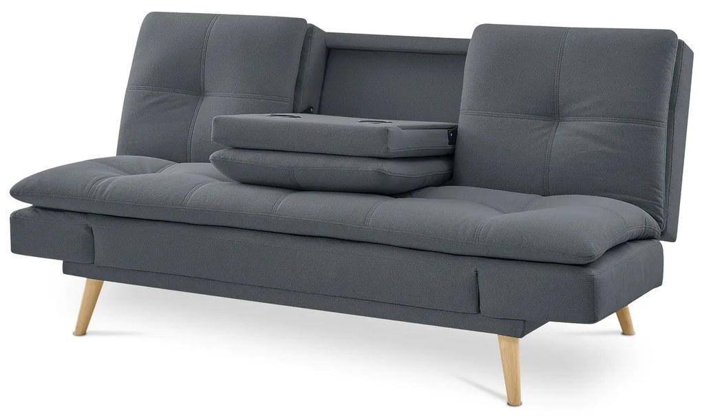 Háromüléses kanapé ASB-4720 GREY2, sötét szürke