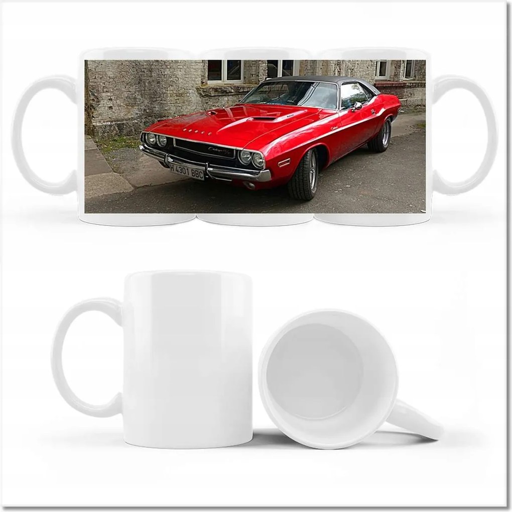 Dodge Challenger Rt Auto nyomott mintás bögre