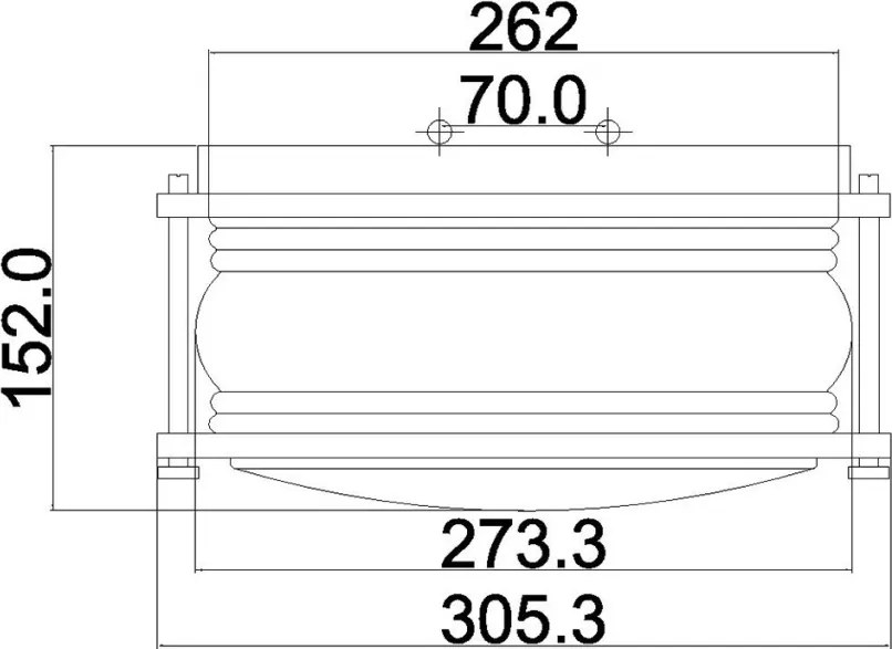 Kichler ASHLAND BAY KL-ASHLANDBAY-F Süllyesztett mennyezeti lámpa 2x60W/E27