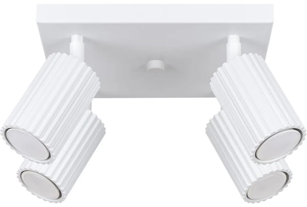 Sollux SL.1545 - Spotlámpa KARBON 4xGU10/10W/230V fehér