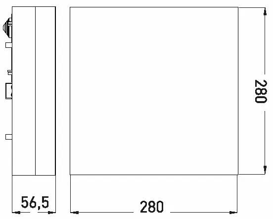 LED Fürdőszobai mennyezeti lámpa LED/18W/230V 3000/4000/6000K 28x28 cm IP44