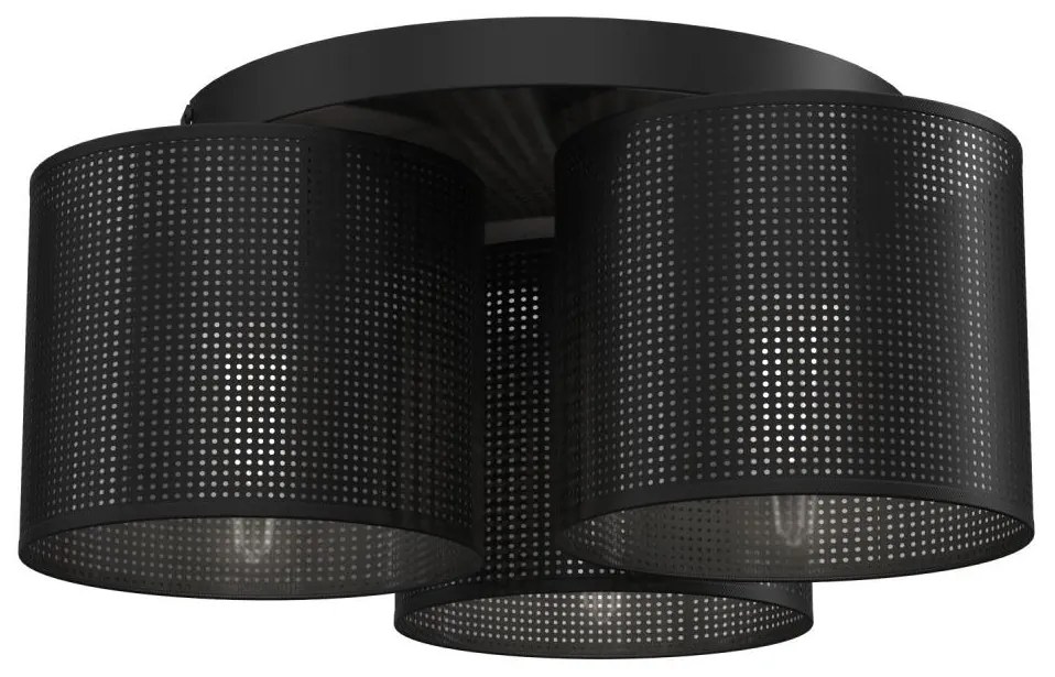 Felületre szerelhető csillár LOFT SHADE 3xE27/60W/230V fekete