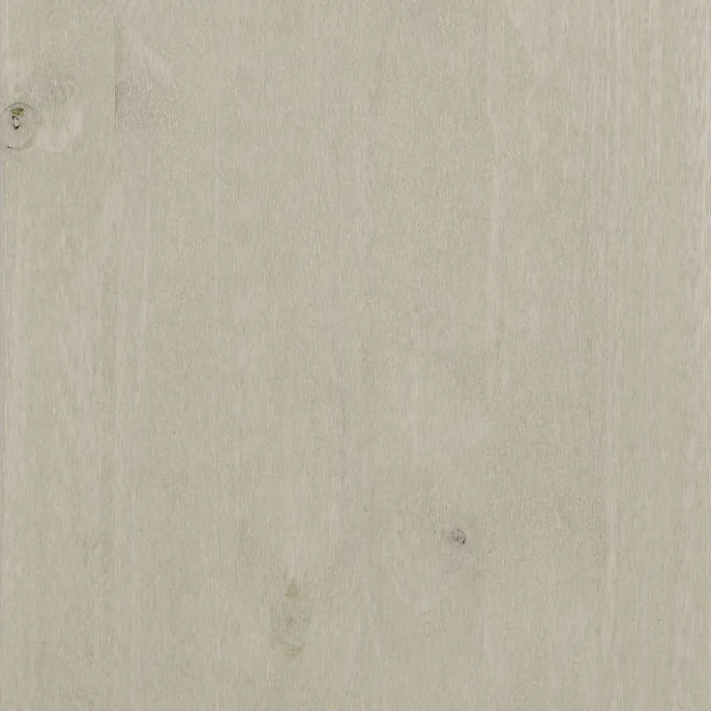 HAMAR fehér tömör fenyőfa dohányzóasztal 100 x 55 x 35 cm