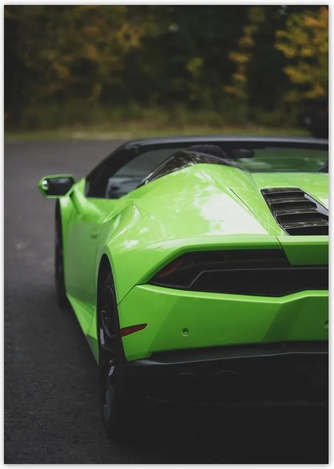 Poszterek A5 Pion Zöld Autó