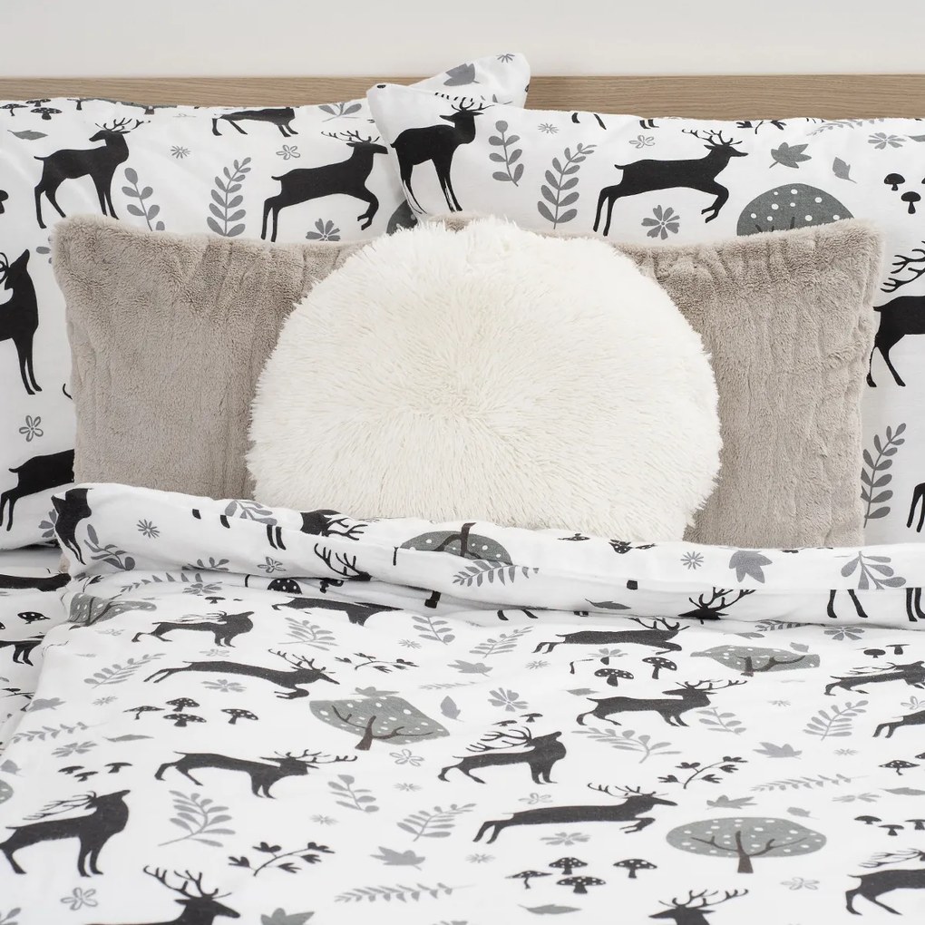 4Home Flanel ágynemű Autumn Forest, 220 x 200 cm, 2 db 70 x 90 cm