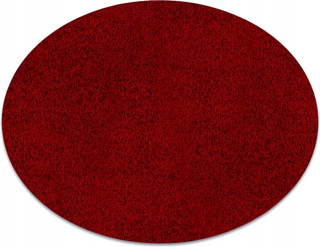 Sima Szőnyeg Egyszínű Nappali Kör 100 Eton piros esküvő @36837