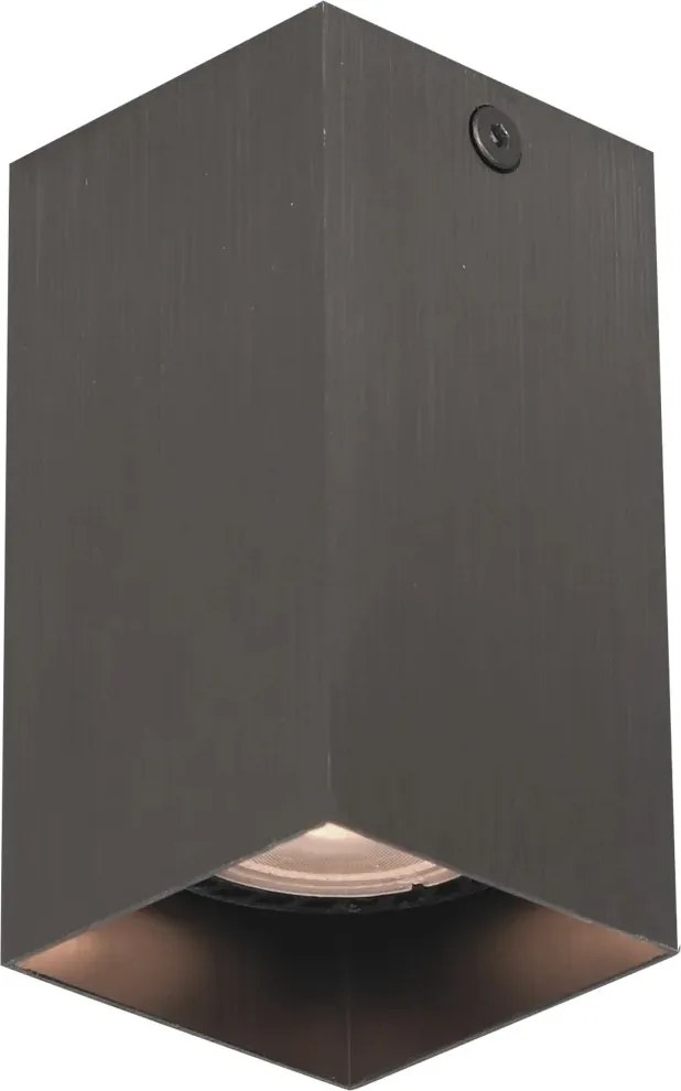 Mennyezeti spot lámpa barna téglalap alakú 10 cm modern spot Italux