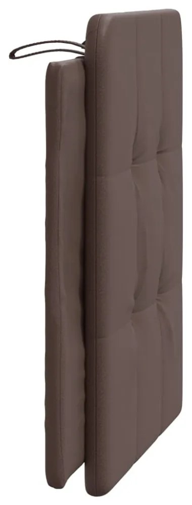 barna műbőr fejtámla párna Zadar 90 cm