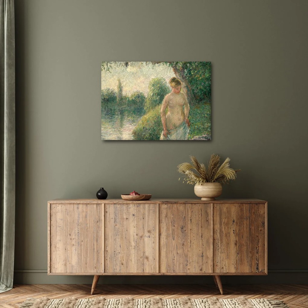 Kép - Camille Pissarro, The Bather, reprodukciók (70x50 cm)