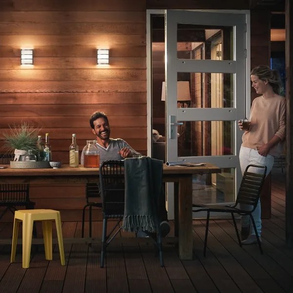 Philips 17323/47/16 - Kültéri fali lámpa MYGARDEN PYTHON 1xLED/6W/230V IP44