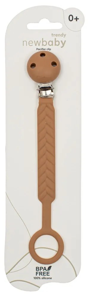 Szilikon cumitartó csipesz New Baby kék