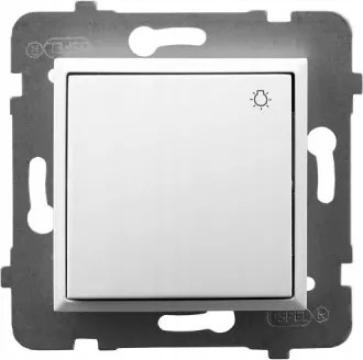 Aria Fényvisszaverő kapcsoló fehér LP-5U/m/00 Ospel
