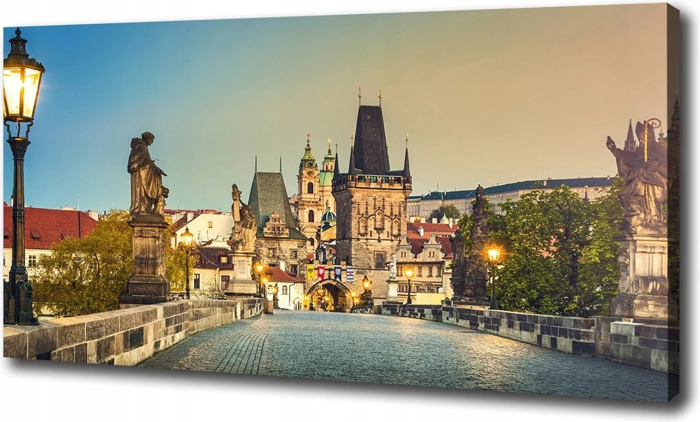 Vászonkép Híd Prága Csehország 100x70 cm