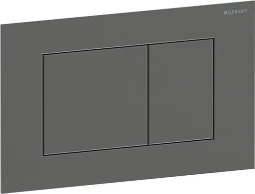 Geberit Sigma40 vezérlő gomb acélból fekete króm 115.629.QD.1